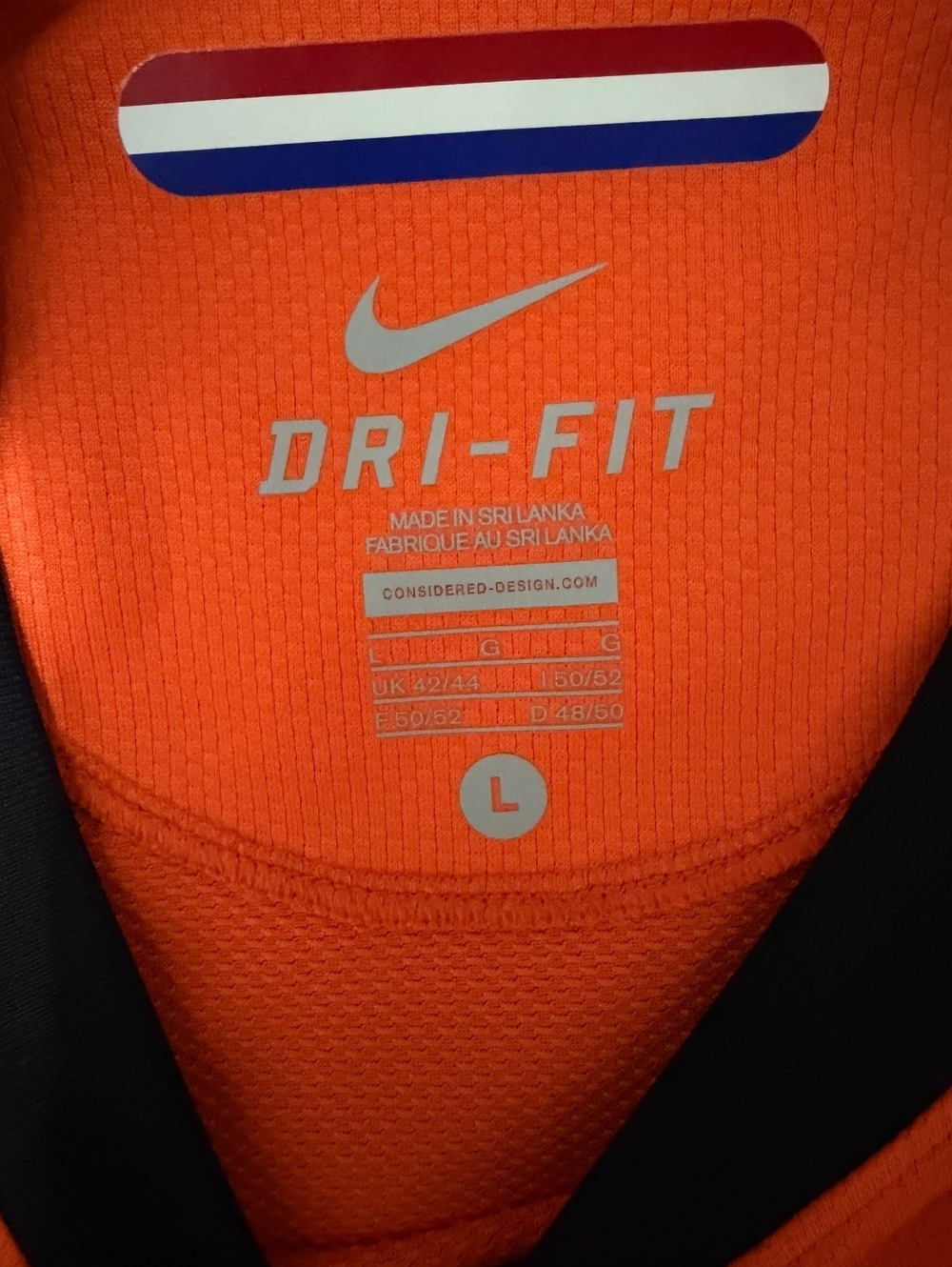 Nike Netherlands 2010/11 Home Shirt KNVB Football Soccer Jersey Mens Size Large - Picture 9 of 9